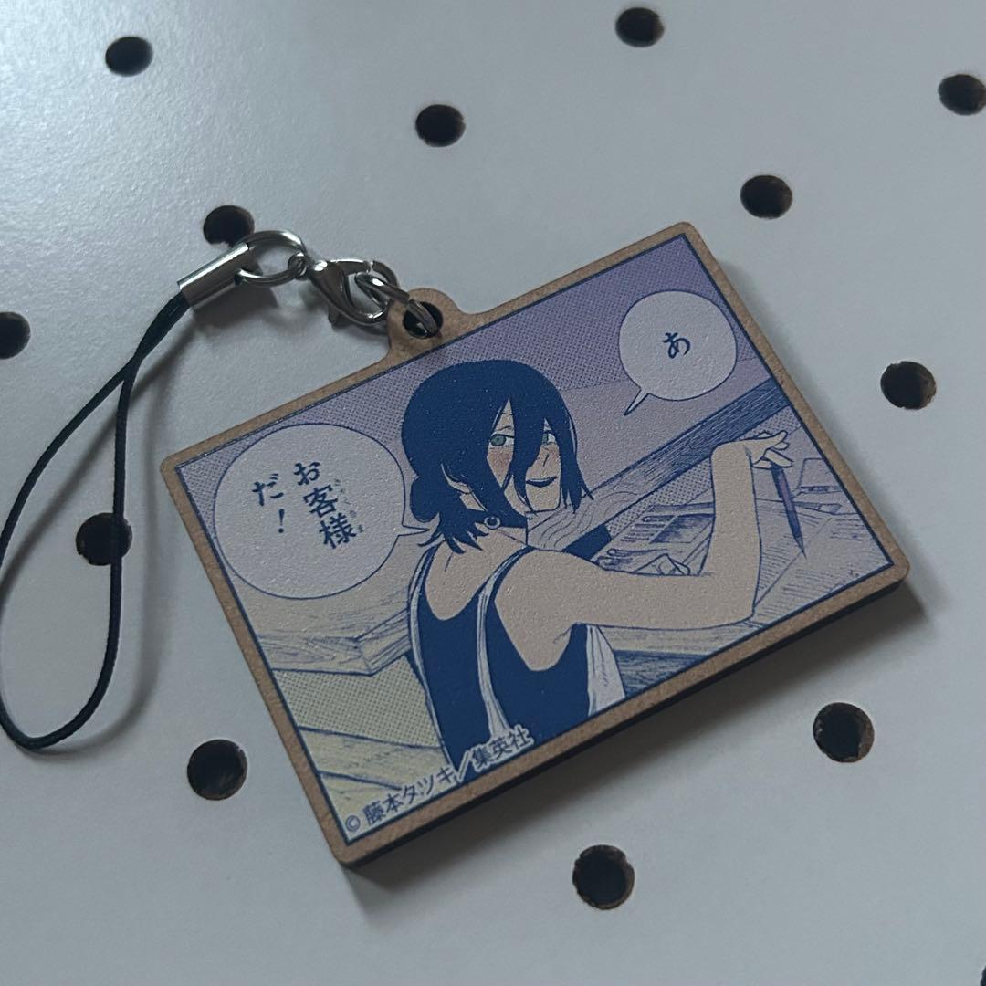 チェンソーマン 原作絵 ストラップ 木札ストラップ 原作イラスト 希少 レゼ チェンソーマン レゼ 原作絵 ストラップ 木札ストラップ 原作イラスト