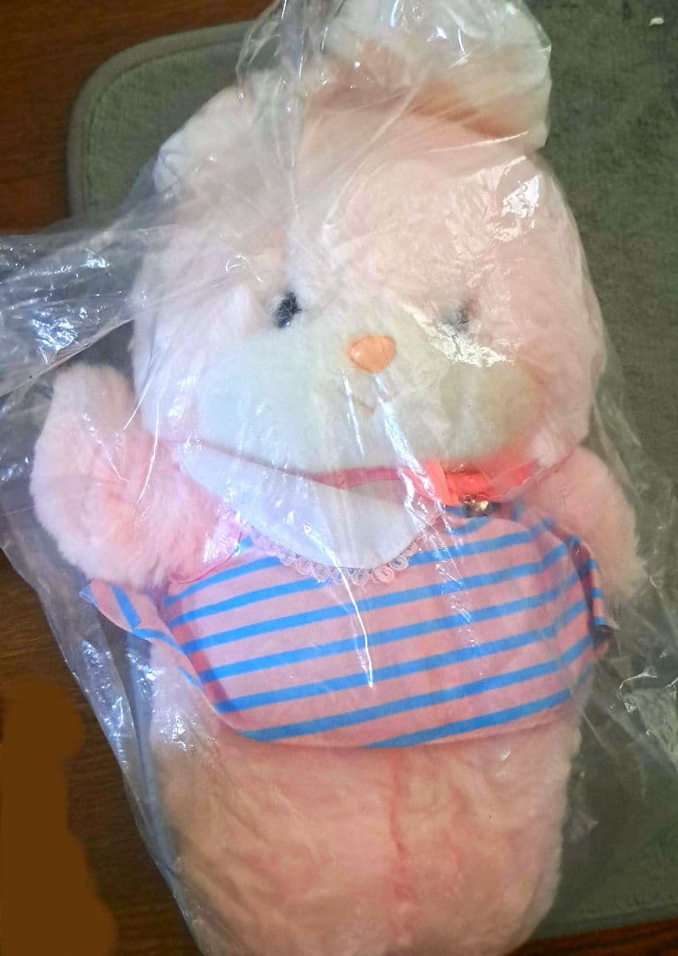 吉徳　クリーミー　うさぎ　ぬいぐるみ　タグ付き　昭和　レトロ 吉徳 クリーミー 昭和レトロ 初期タグ 当時の物 ウサギ＆ネコ