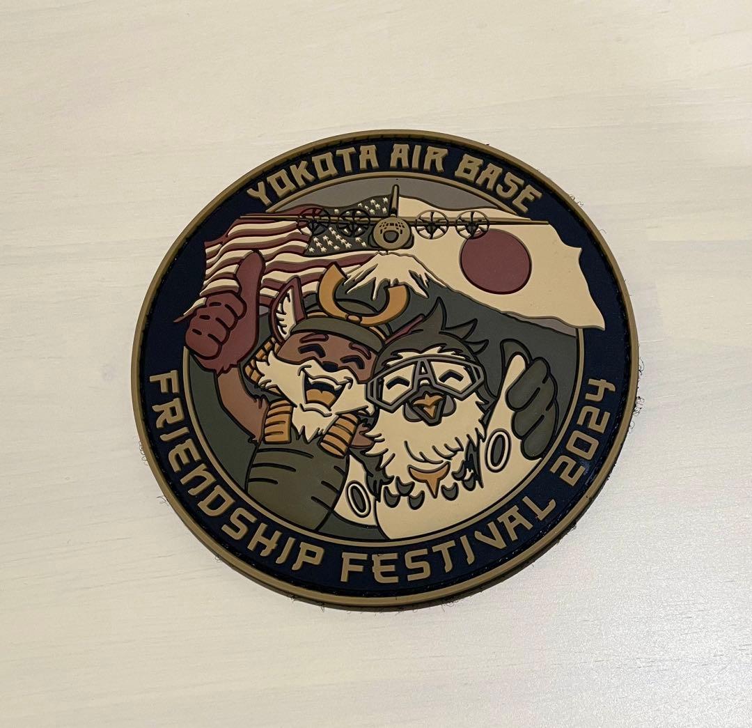 横田基地友好祭2024 パッチ お土産 #戦利品 #ワッペン #パッチ #pacaff16demoteam #ネック