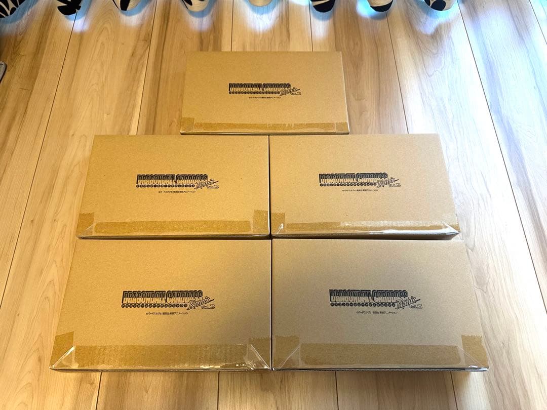 ドラゴンボールカードダスリミックスVol.2 5個セット　伝票跡無し 懐かしい＆新しい！？「ドラゴンボール カードダス」全86種のカード