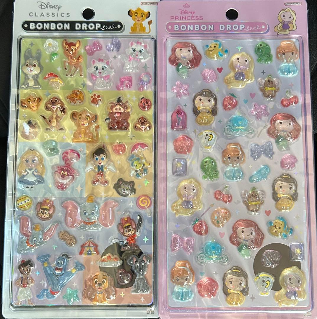 Disney ボンボンドロップシール 2枚セット 正規品 クラッシック
