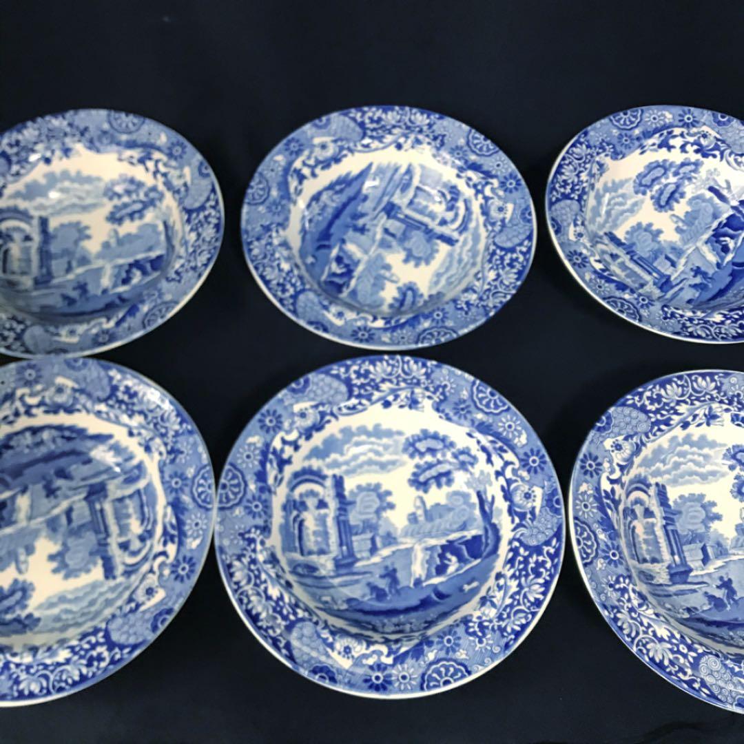 スポード  ブルーイタリアン　フルーツボウル  6個セット Spode | スポード からのブル― イタリアン パスタ ボウル - NordicNest.jp