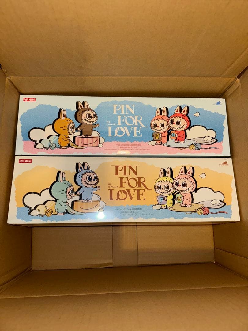 正規品PIN FOR LOVE ラブブ イニシャルアソート　アルファベット　2箱 イニシャルラブブ PIN FOR LOVE アソートボックス2箱セット - メルカリ