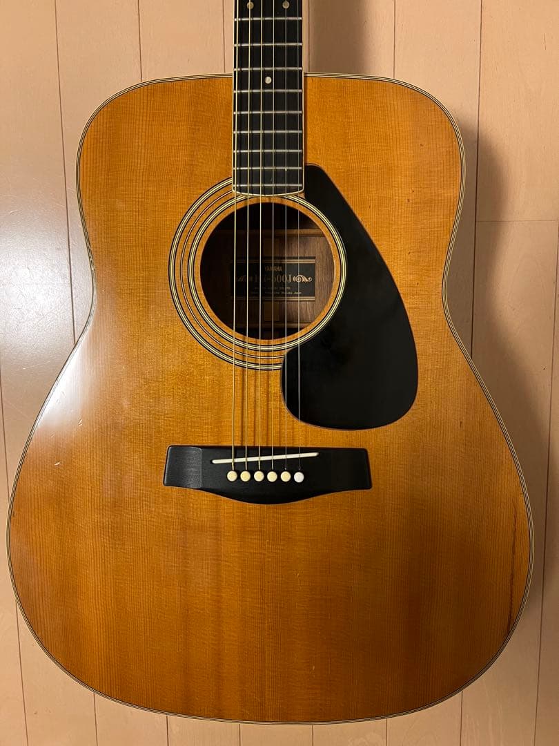YAMAHA FG500J ブラックラベル　トップ単板❗️爆音❗️ 🌸YAMAHA FG500J 黒ラベル リペア | 青春のギターリペア K2