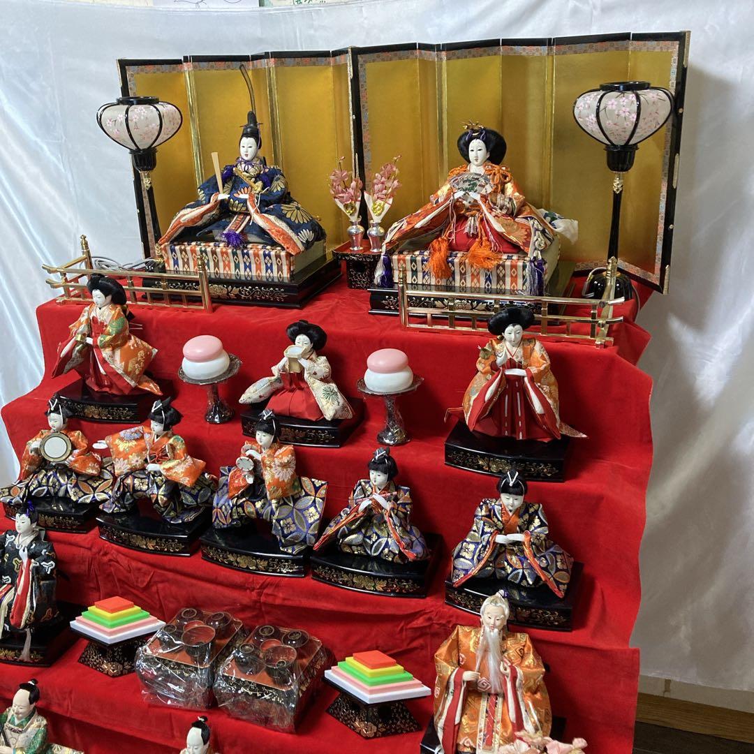 お雛様 ひな祭り 菊水作 ひな人形セット 7段 - メルカリ