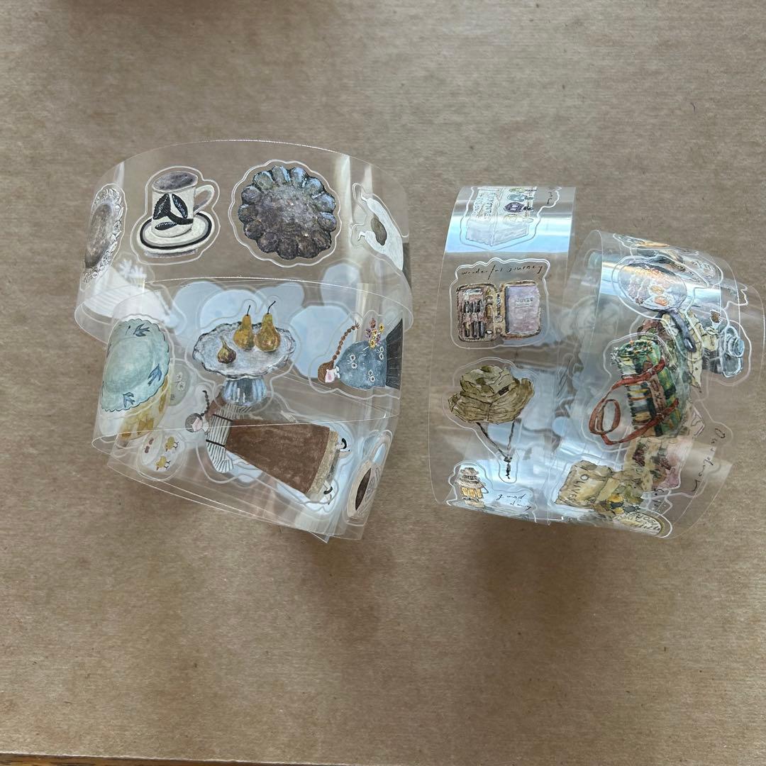 お裾分け pionさん ロールシール PETテープ 1ループずつ - メルカリ