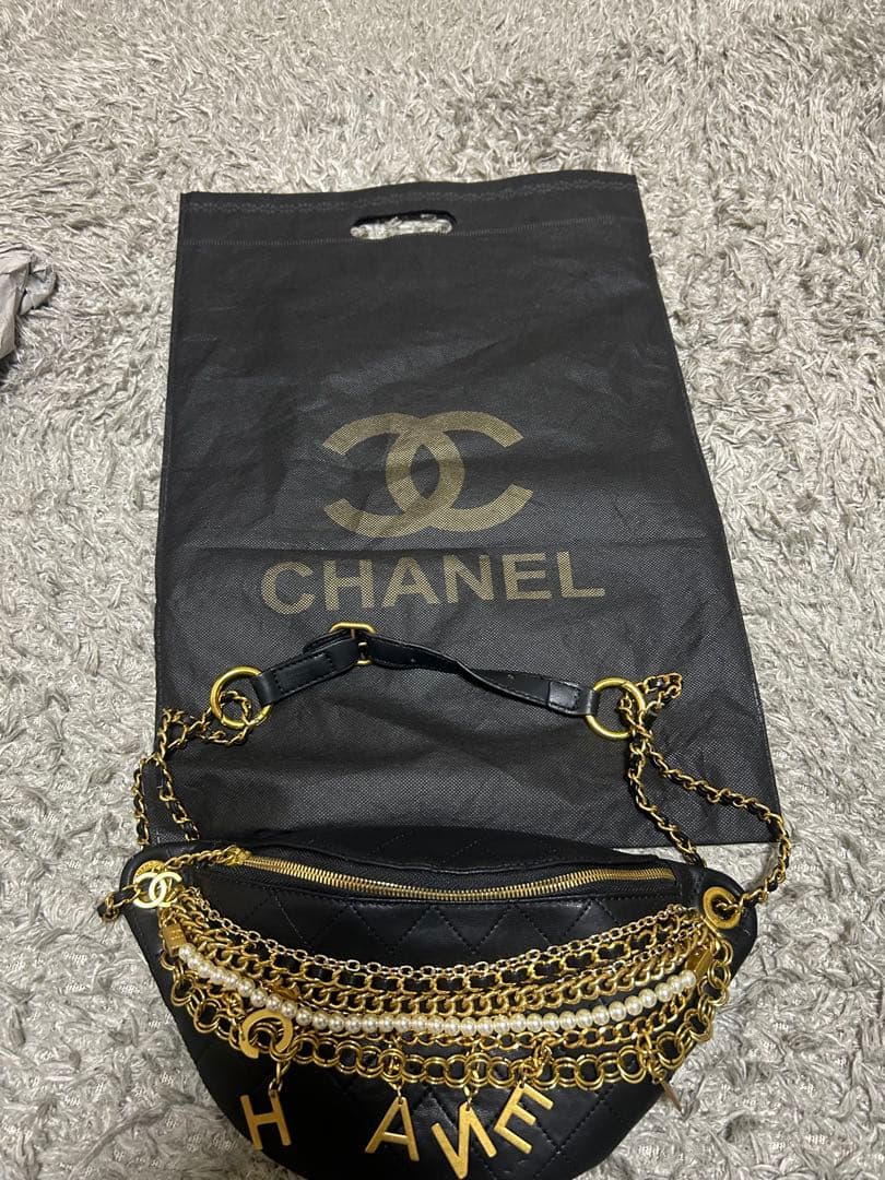 CHANEL ノベルティ ボディバッグ ウエストポーチ - メルカリ