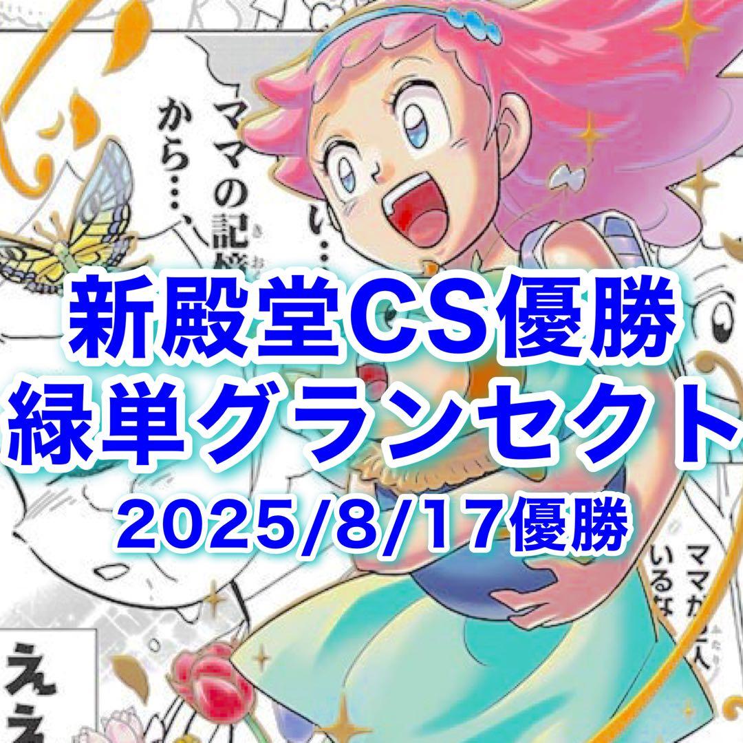 新殿堂CS優勝 緑単グランセクト 緑単キャベッジ デッキ デュエマ オリジナルCS】「遊INGCS(2025/7/21)」結果 緑単キャベッジ