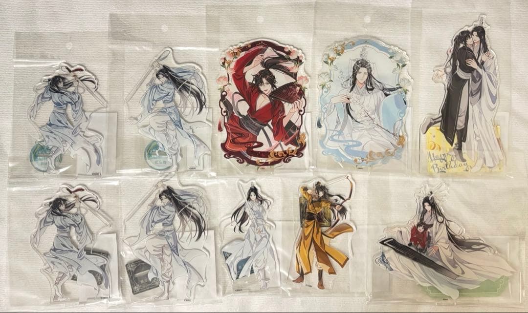 魔道祖師　まとめ売り 魔道祖師公式通販】魔道祖師 箔押し風ミニ色紙(ブラインド) 月下清影