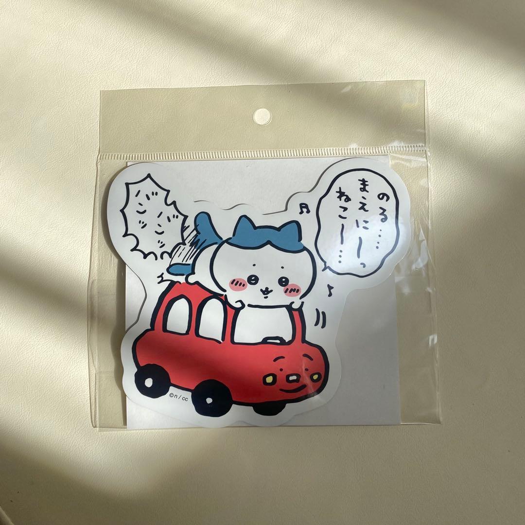 ちいかわ カーマグネット ハチワレ ねこバンバン 車 シール マグネット