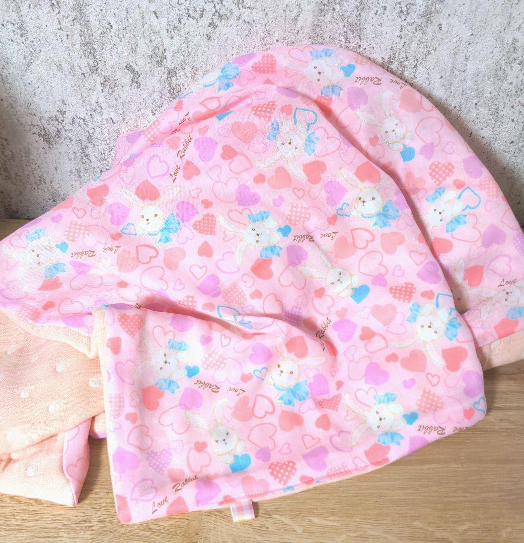 専用♥赤字超特価♥みかん❤ふわとろ８重ガーゼ⭐特大ブランケット❤うさぎ
