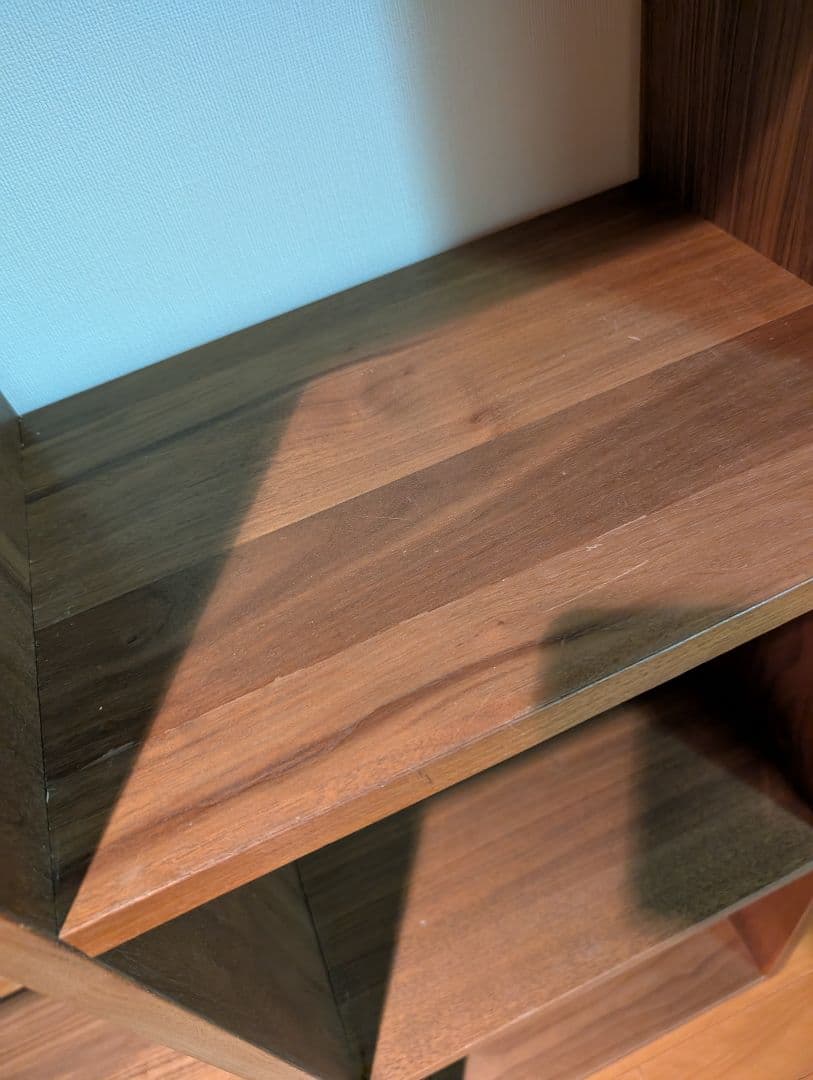 《送料込》無印良品 スタッキングシェルフ 5×2 ウォールナット 棚 木製家具