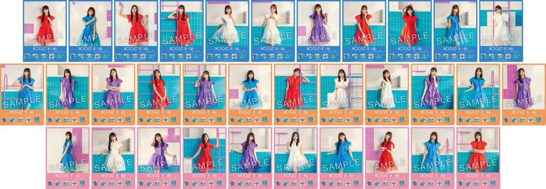 乃木坂46 おひとりさま天国 個別 B2 ポスター 34枚まとめ売り 折らず