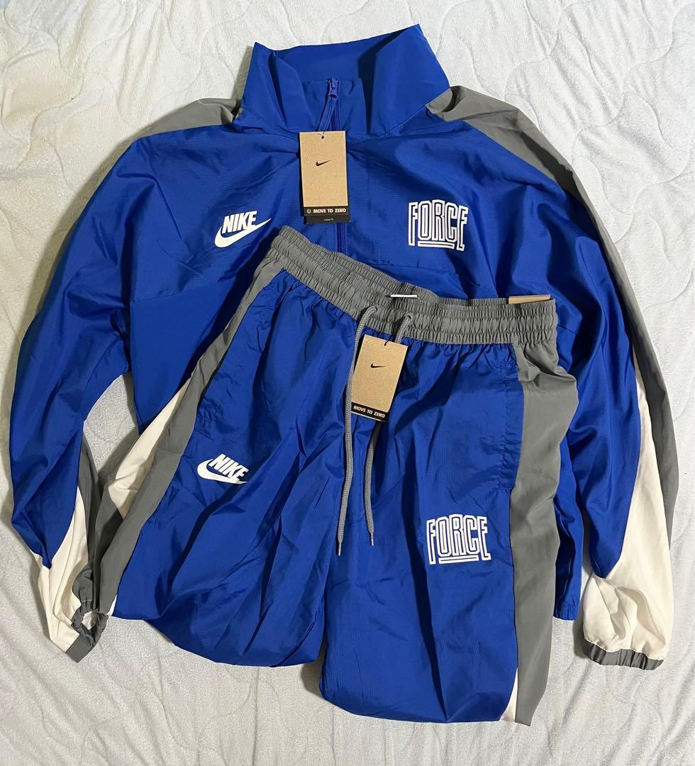 NIKE AIR FORCE ジャケット パンツ エアフォース ブルー L - メルカリ