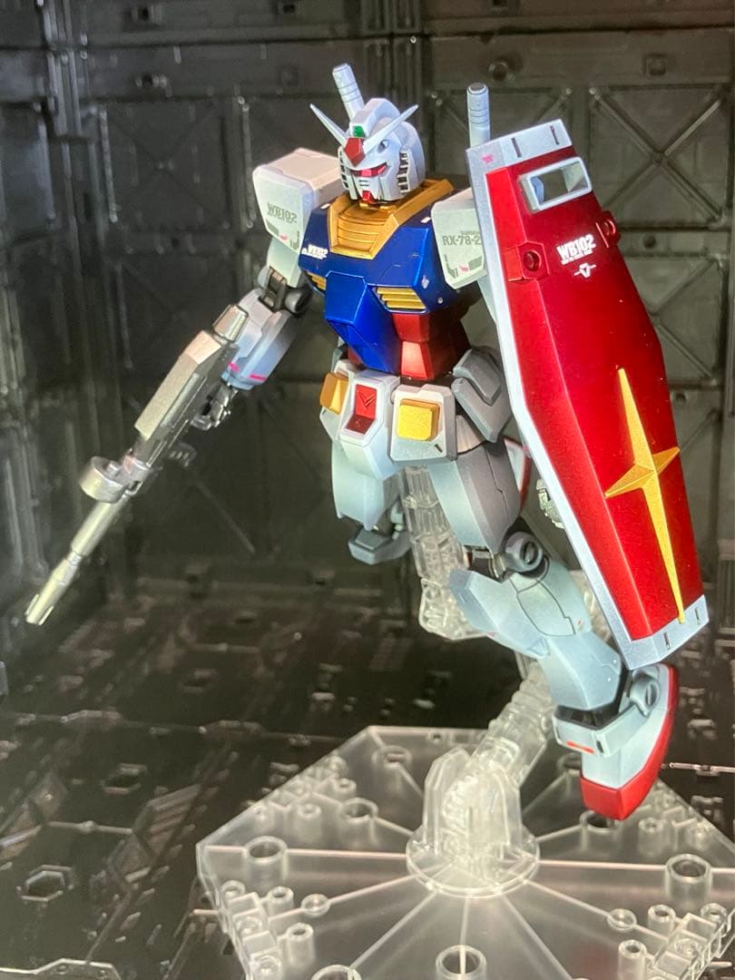 HG ガンダム 塗装完成品 HGUC 1/144 ゼータガンダム 改修 Zガンダム 中期型 製作 ウェポン編