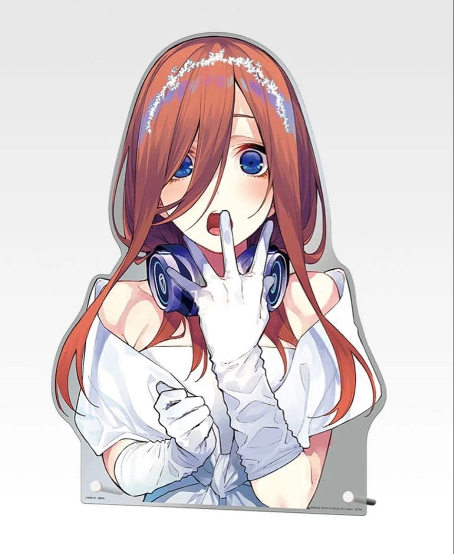 一番くじ 五等分の花嫁 C賞 中野三玖 バストアップアクリルボード