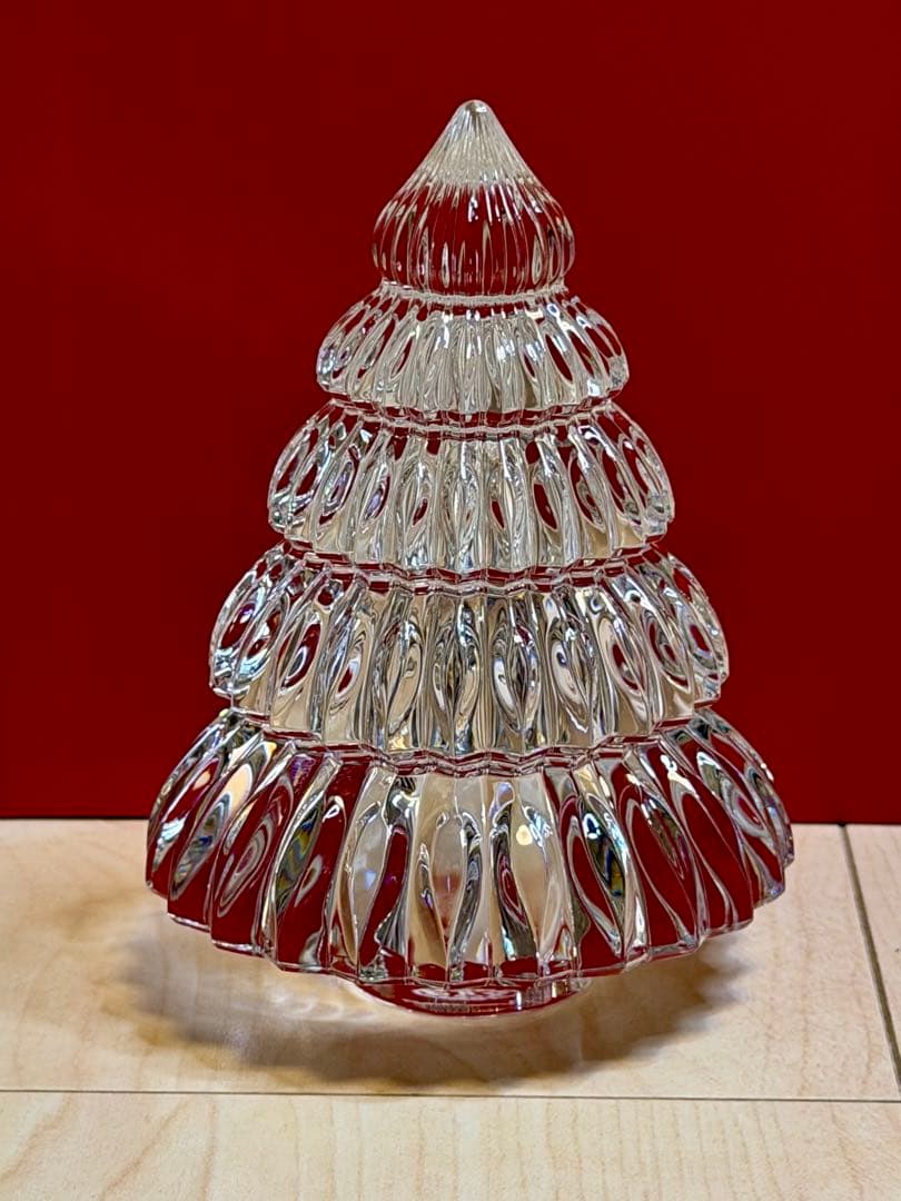 週末お値下げ【新品・未使用】バカラ クリスマスツリー エンチャンティング クリア バカラ（Baccarat） クリスマスツリー クリスタルフィギュア