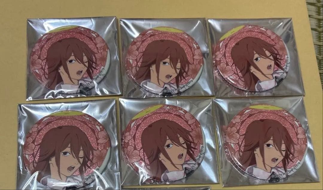 チェンソーマン プリンスホテル 天使の悪魔 グリッター缶バッジ 7点