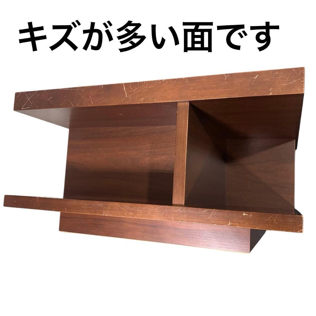 希少品】天童木工 ウォールナット スクエアテーブル ワケ有り T-6830WN