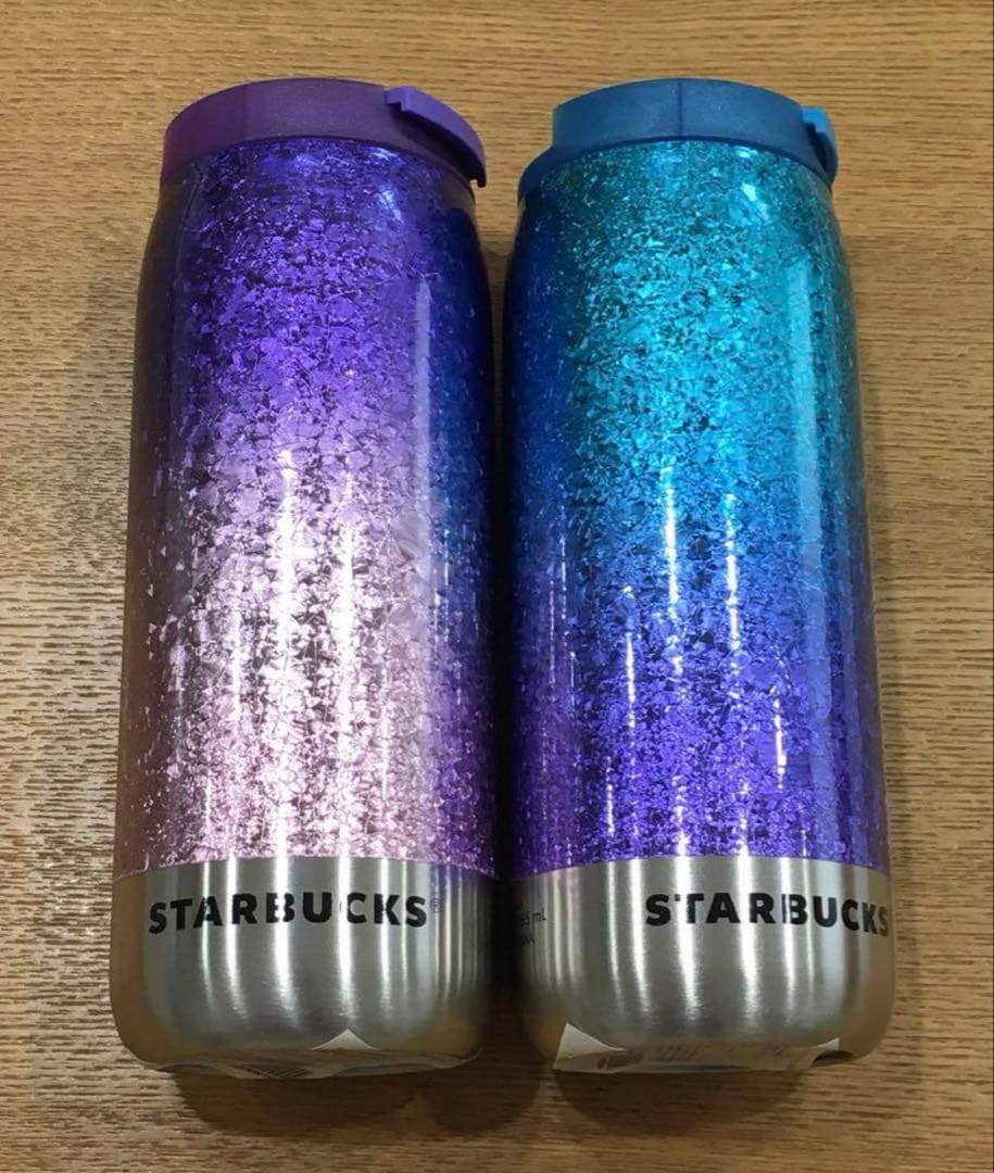 スタバ☆カンシェイプステンレスボトルクラックグラデーション355ml 2本セット 楽天市場】STARBUCKS スターバックス タンブラー コーヒー カン