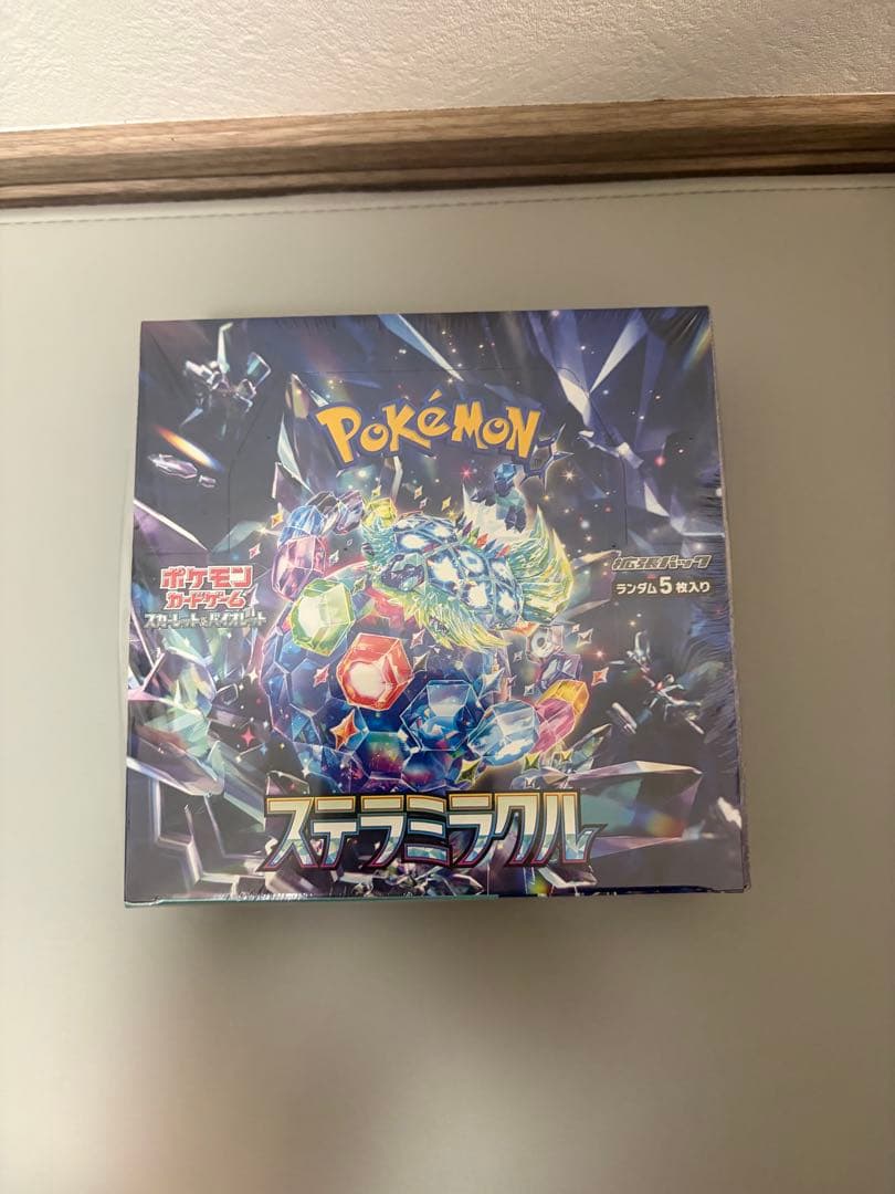 ポケモンカードゲーム ステラミラクル　シュリンク付き　未開封　ボックス 楽天市場】5パック 新品未開封 ステラミラクル ポケモンカードゲーム