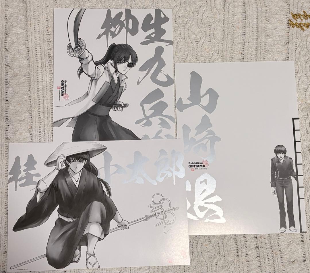 銀魂 銀魂展 A4ポスターコレクション 桂小太郎 柳生九兵衛 山崎退 3枚