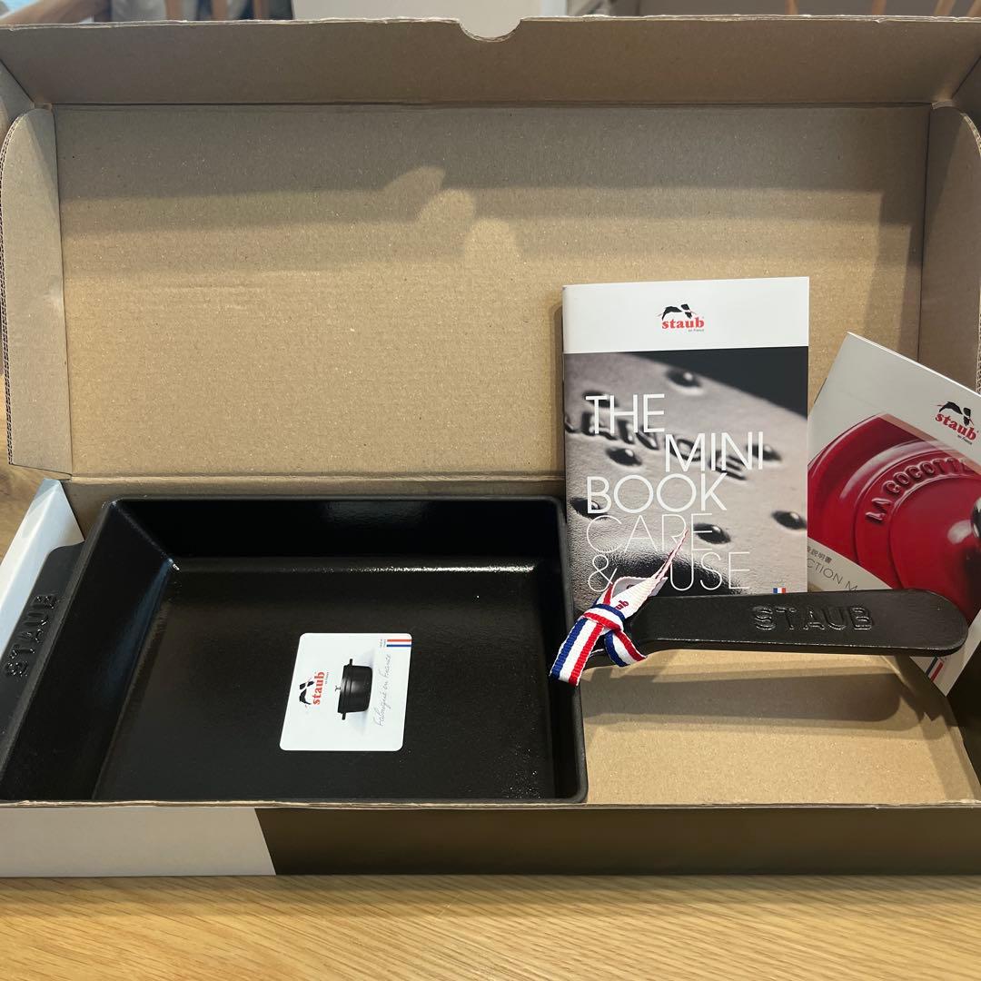 ストウブ 片手スクエアパン エッグパン - メルカリ