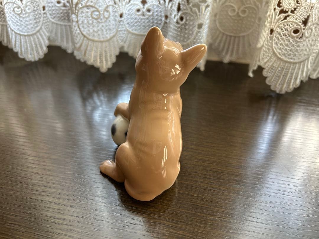 ⭐︎美品⭐︎ロイヤルコペンハーゲン2018フィギュリン犬サッカーボール