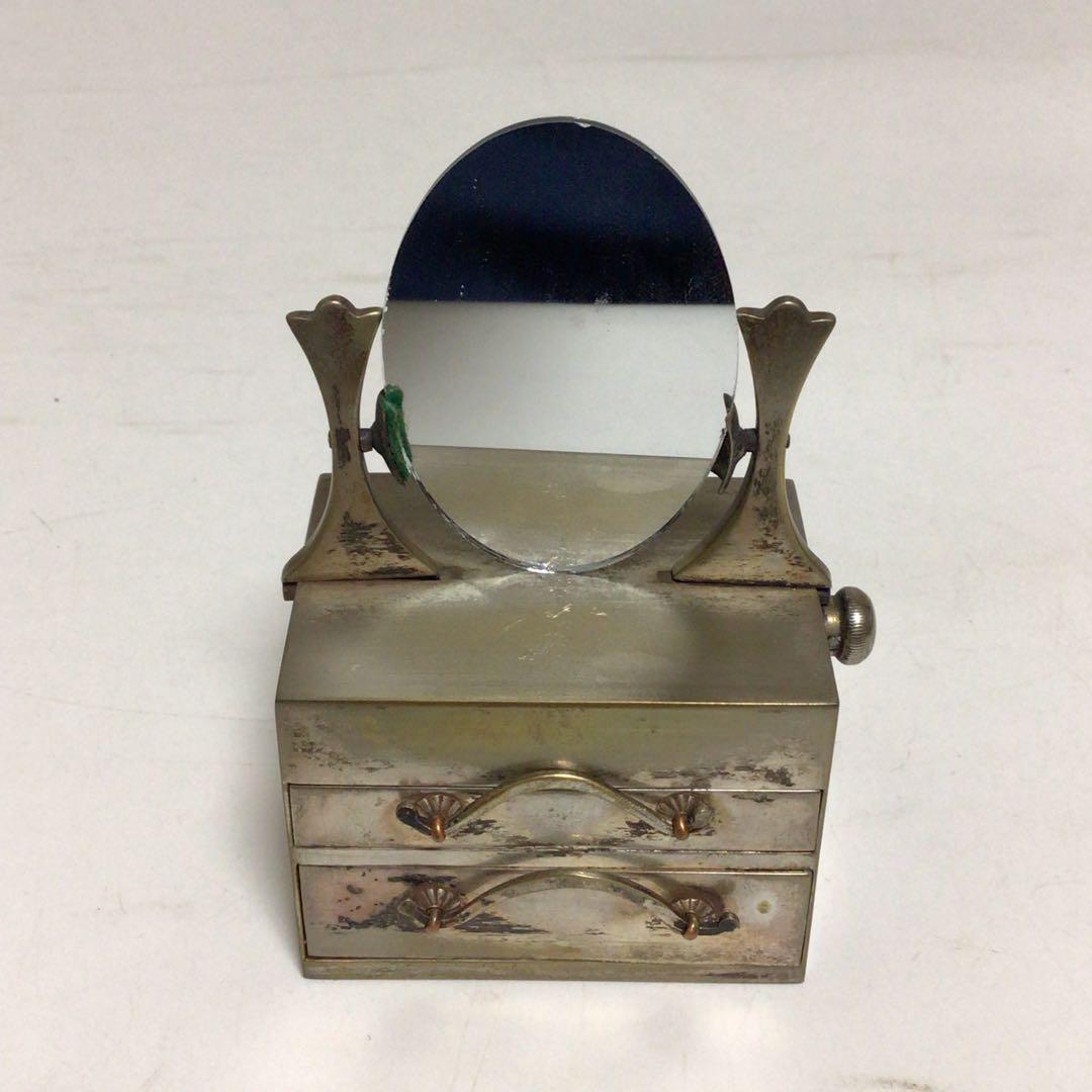 ボンボニエール　お菓子入れ　レトロ　ビンテージ　金属製バニティボックス 置物 LISA LARSON × SKULTUNA】ボンボニエールBOX うさぎ