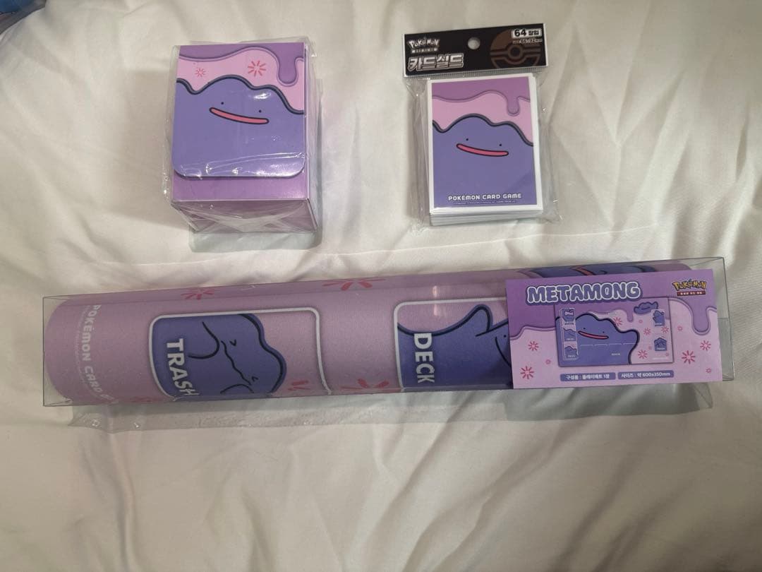 韓国限定】メタモン プレイマット ＆ バインダー ＆ デッキケース セット
