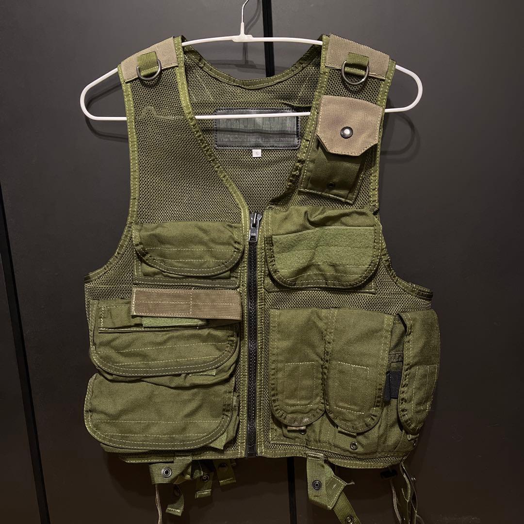 BLACKHAWK! タクティカルベスト オリーブドラブ　鳥タグ　V-1ベスト BLACKHAWK! オメガタクティカルベスト | 中古 - -米軍放出品販売