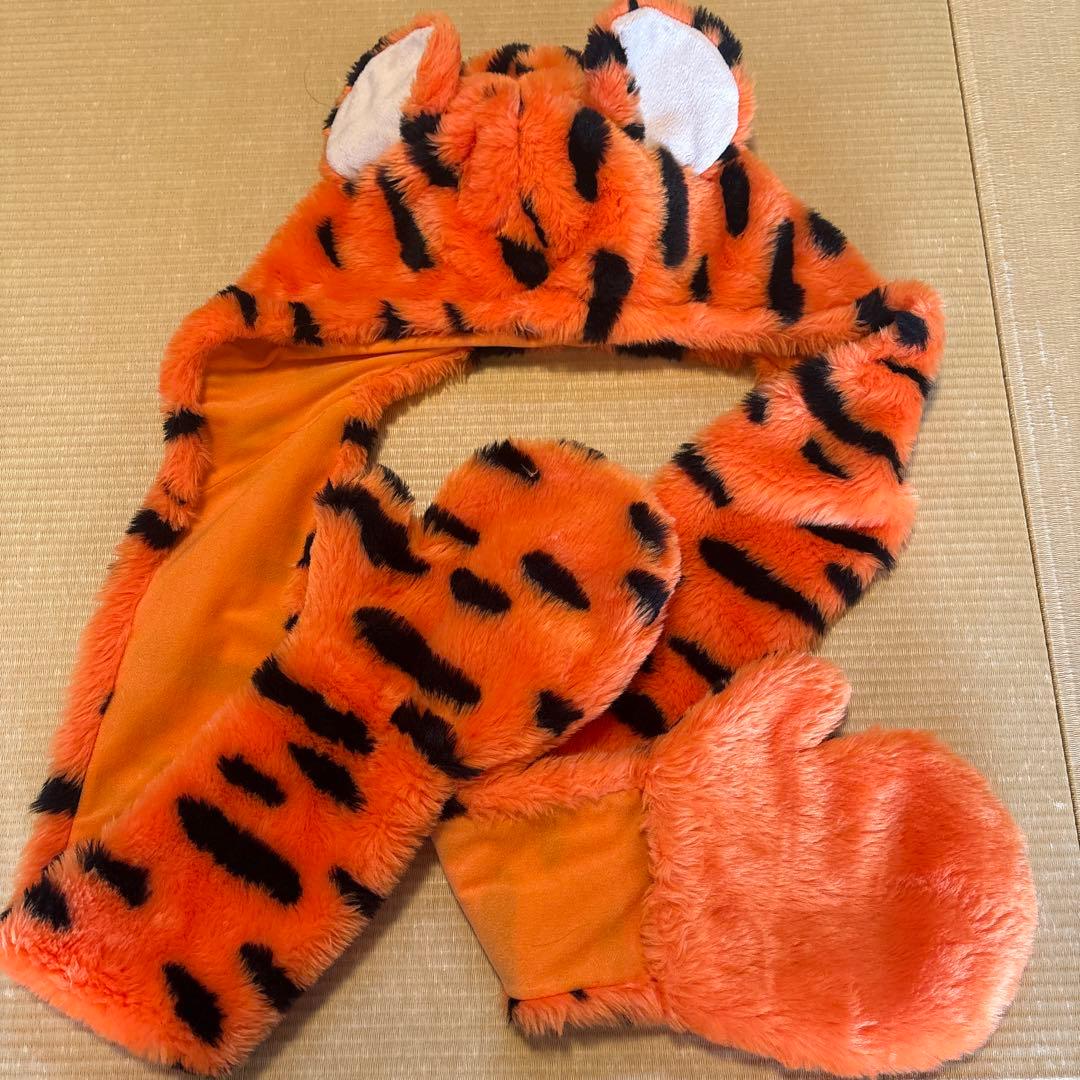 ディズニー ティガー マフラー キャップ - メルカリ