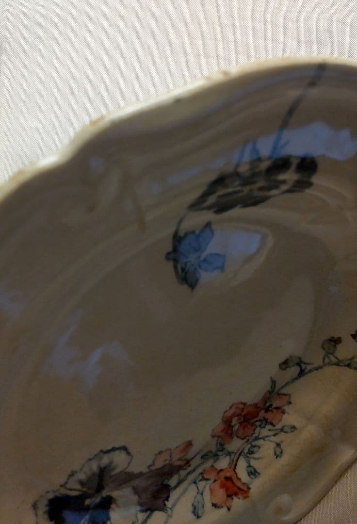 フランス アンティーク ジョワジールロワ choisy le roi 深皿 - メルカリ