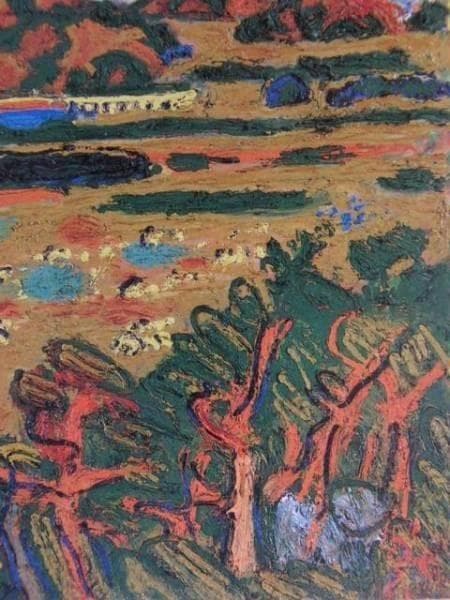 梅原龍三郎、【富士山】、希少な大判額装用画集より、美品、日本人画家