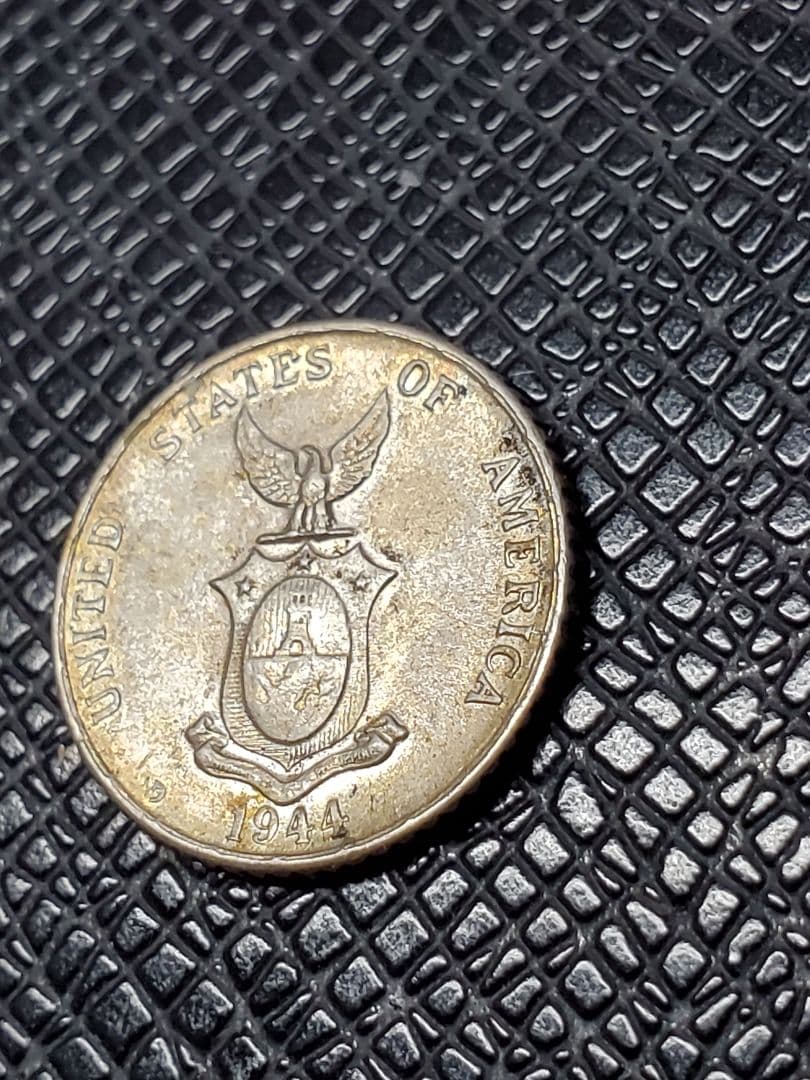 2096. 銀貨 1944年 フィリピン 10センタボ 硬貨 - メルカリ