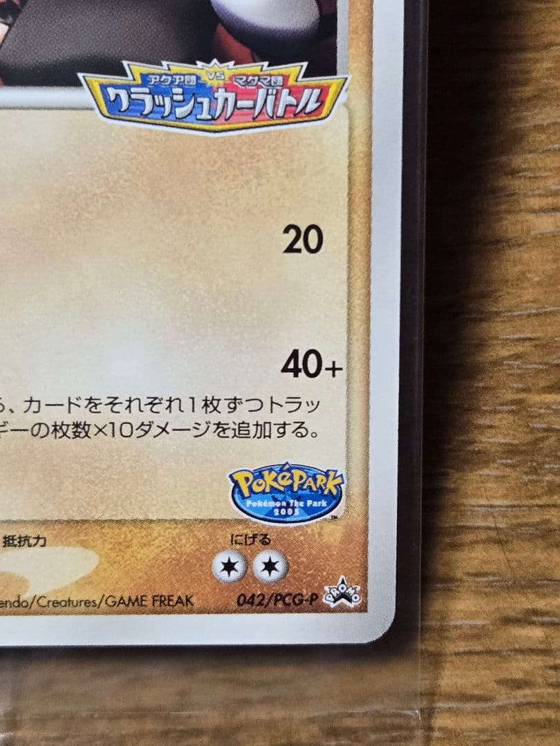 ポケパーク グラードン プロモ 042/PCG-P ポケモンカード - メルカリ