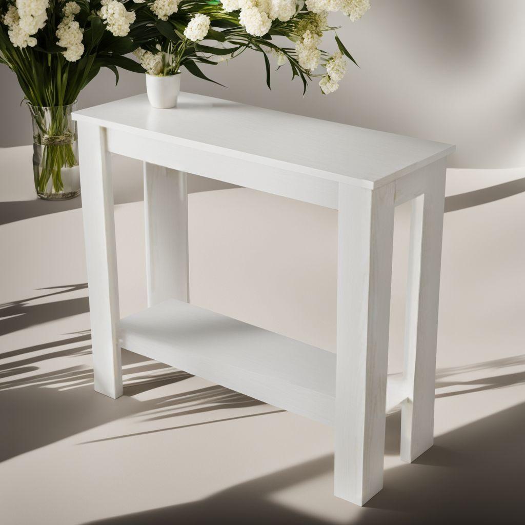 スリムな形状が特徴　様々な使い方　コンソール　サイドテーブル Amazon｜狭い コンソールテーブル スリム サイドテーブル 幅120cm*奥行