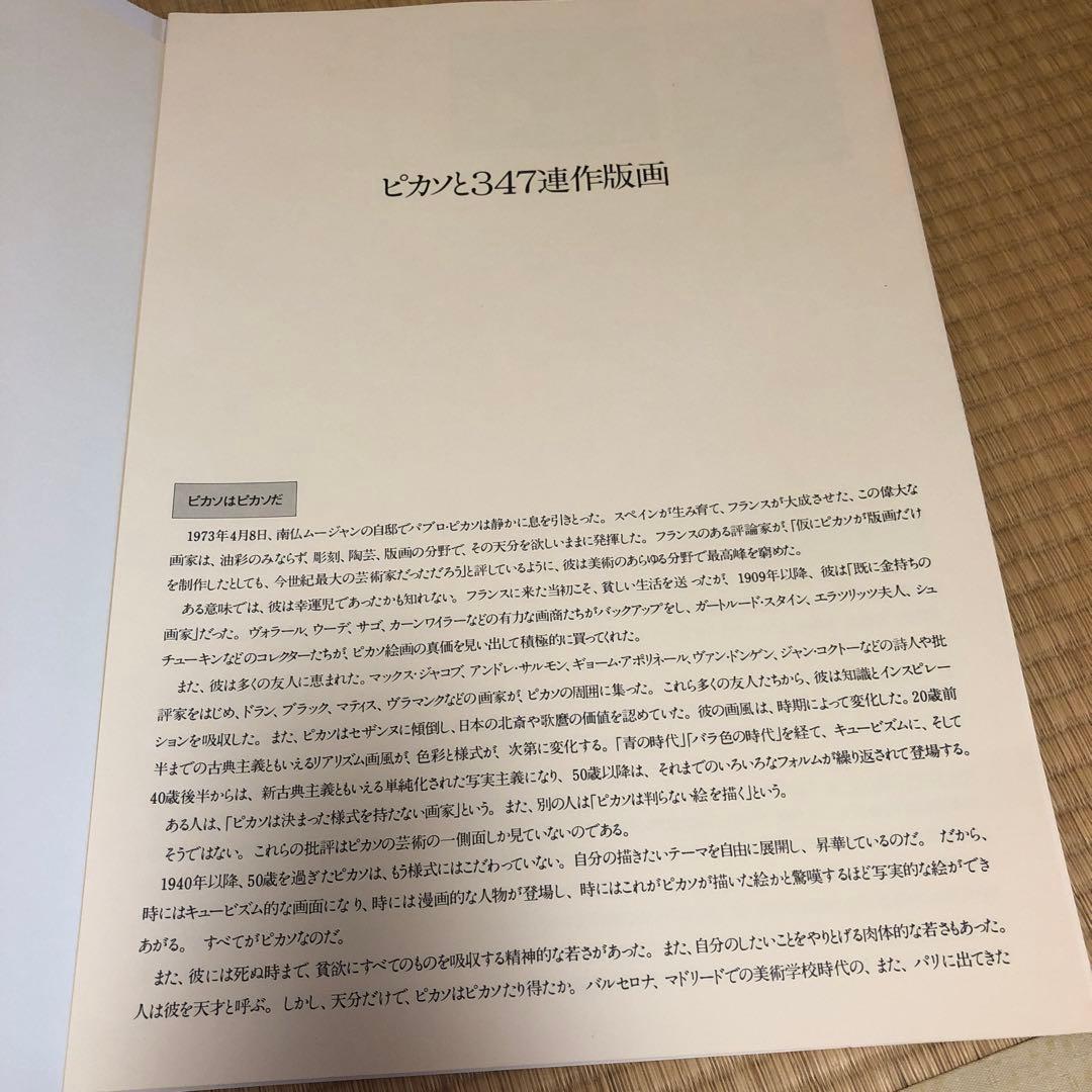 ピカソ「PICASSO 347・ポートフォリオ」完品 銅版画集 - メルカリ