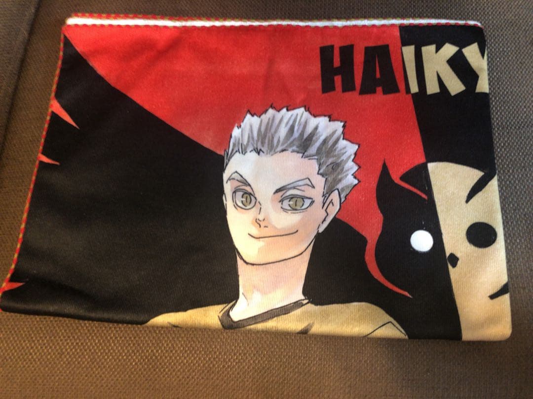 『ハイキュー!!』ビッグタオル　描き下ろし　黒尾&木兎　原画展東京　BX4 ハイキュー!! ハイキュー展 ビッグタオル 黒尾鉄朗 木兎光太郎 - メルカリ