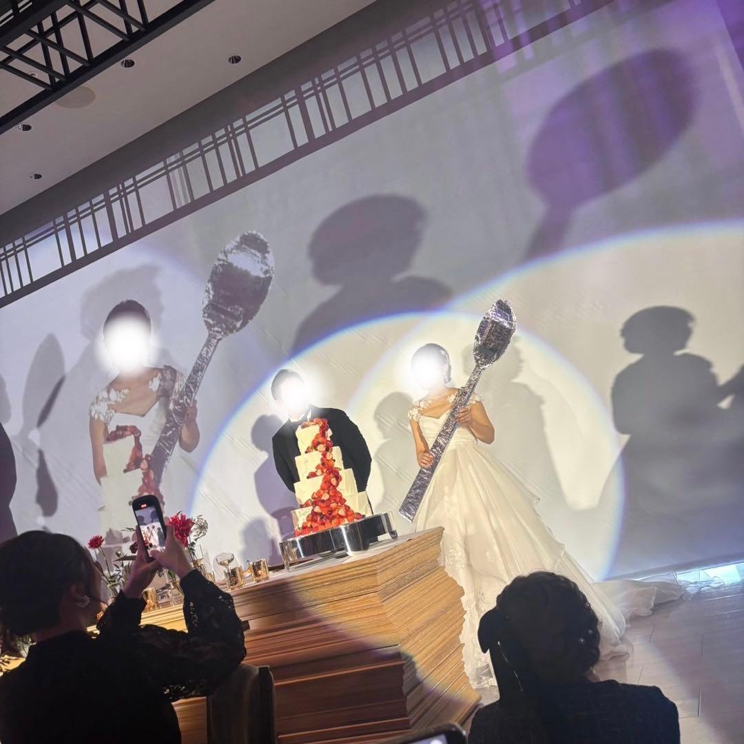結婚式 ビッグスプーン 120cm ファーストバイト 手作り - メルカリ