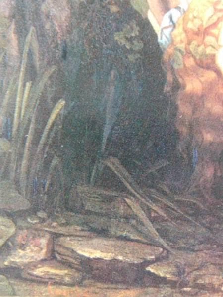 ギュスターヴ・クールベ、【ハンモック】、希少な額装用画集より