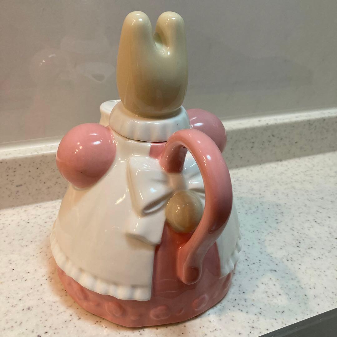 サンリオ マロンクリーム 希少 レア ウサギ型 陶器 ティーポット 紅茶