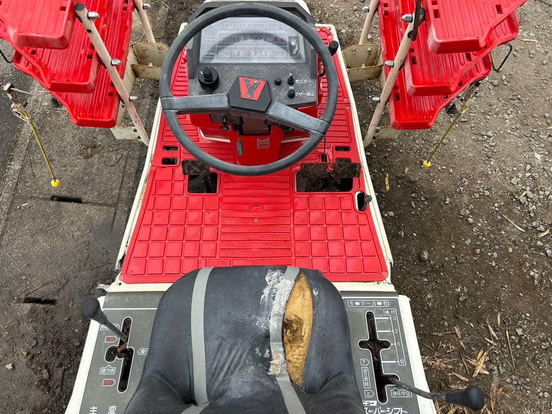 宮崎 ヤンマー 5条 セル付き 田植機 RR550 9.8馬力 田植え機 動画有