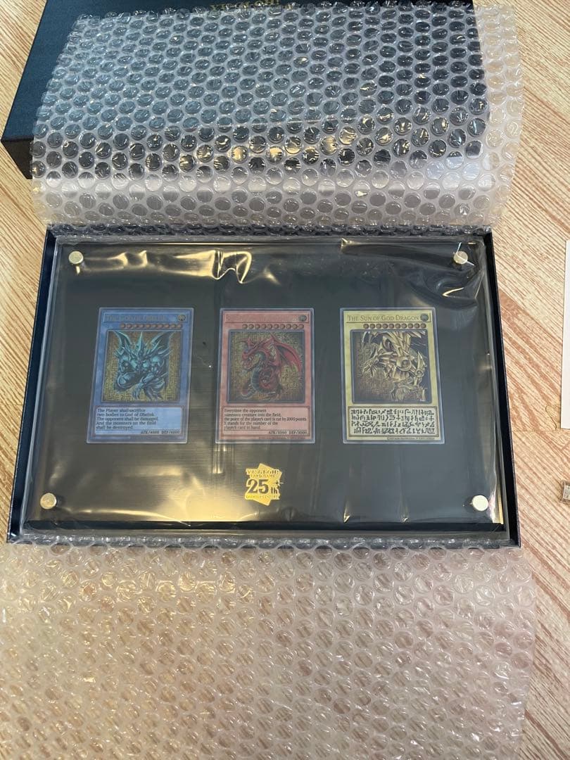 最終値下げ　OCG 遊戯王　ステンレス製　三幻神　日本版 遊戯王「三幻神」スペシャルカードセット(ステンレス製)【抽選販売は