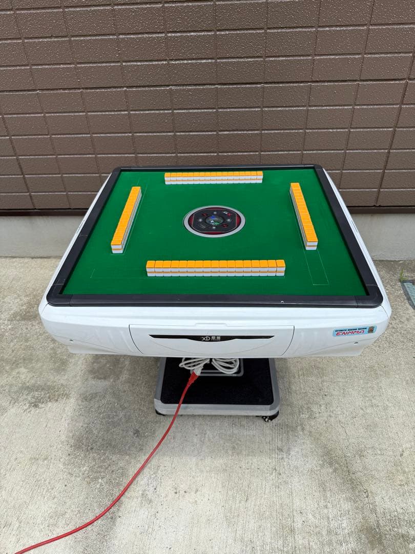 全自動麻雀卓 ENMMA 本体 動作確認済み 付属品セット 牌 全自動麻雀卓 ☆ENMMA☆ （折畳脚）折黒 : じゃんきちくん