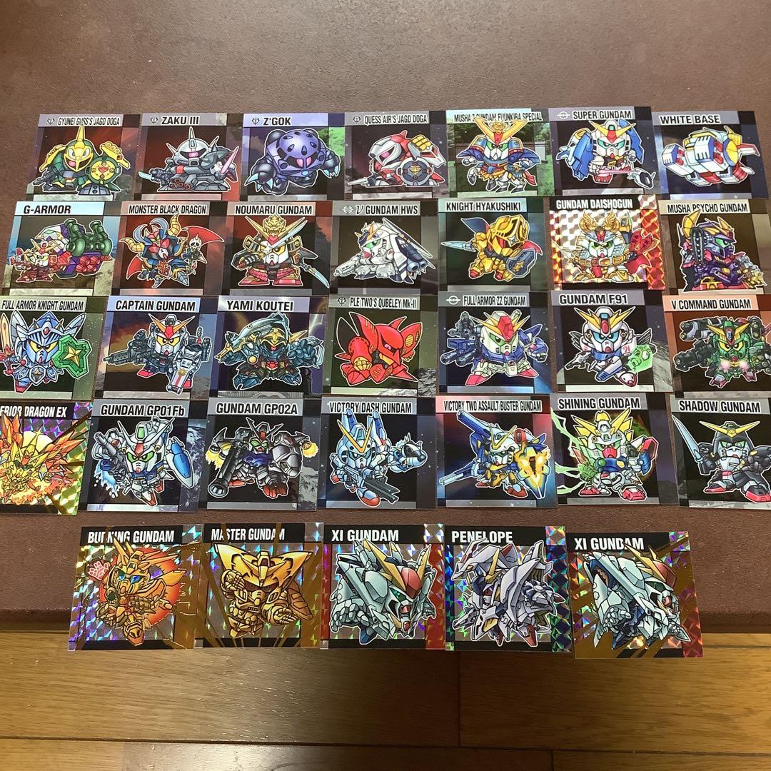 ラスト1つ　元祖SDガンダムスナックII シール全33種 フルコンプ 元祖SDガンダムスナックⅡ シール 全33種フルコンプセット - メルカリ