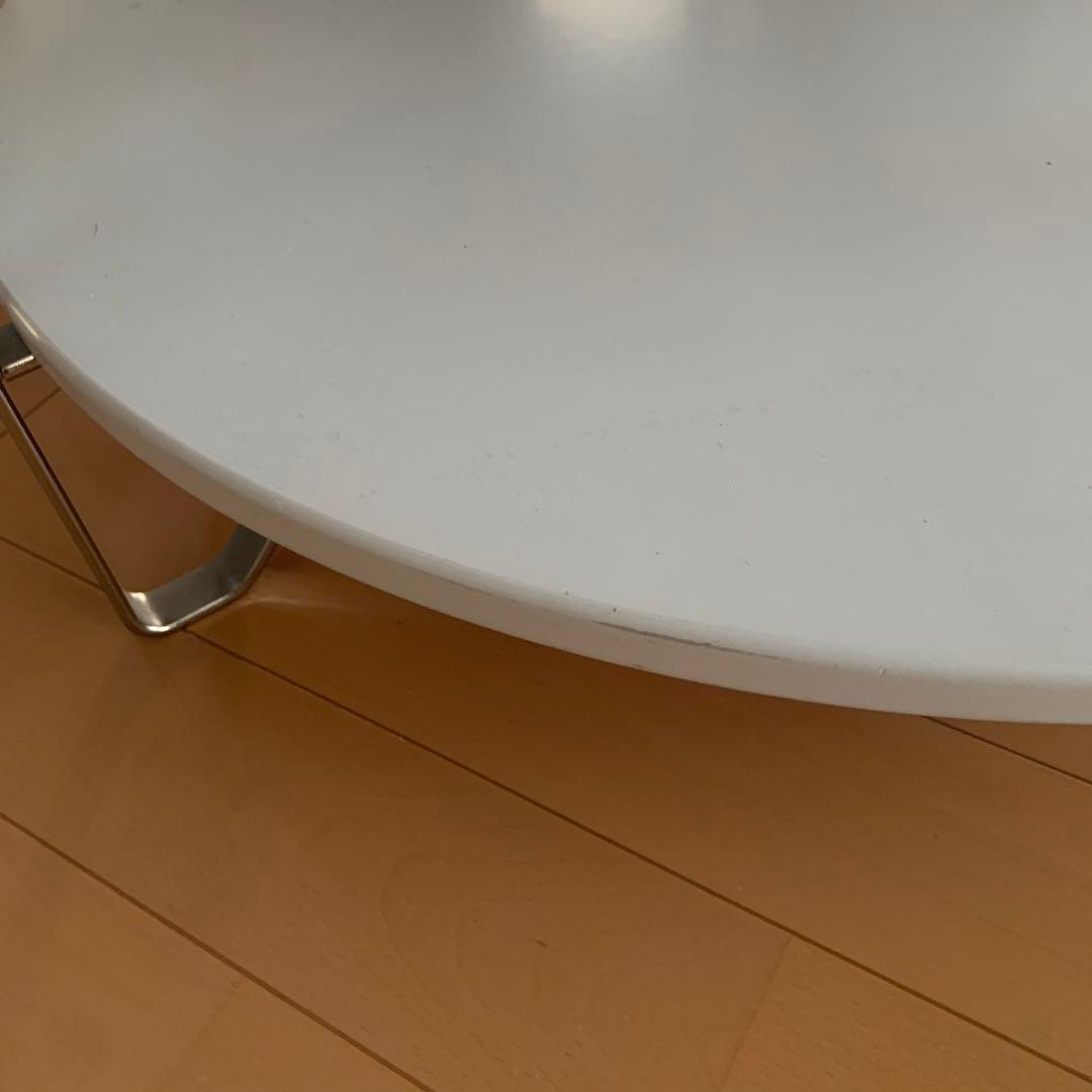 IKEA IMFORS 円形木製コーヒーテーブル 直径80cm 白 ホワイト - メルカリ