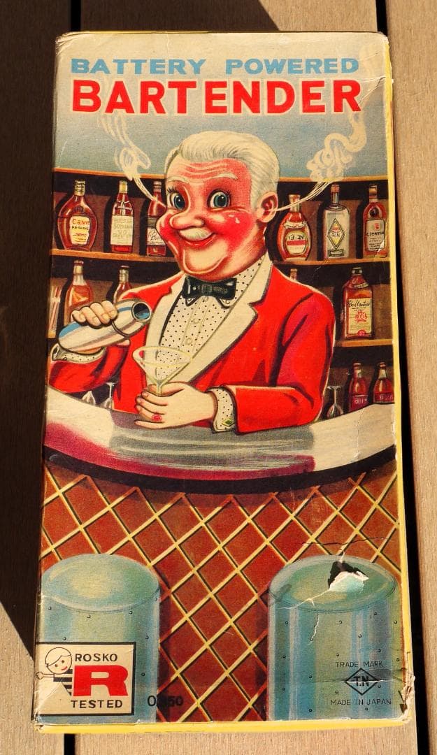 野村トーイ バーテンダー 1950年 箱付 ROSKO ブリキ おもちゃ - メルカリ