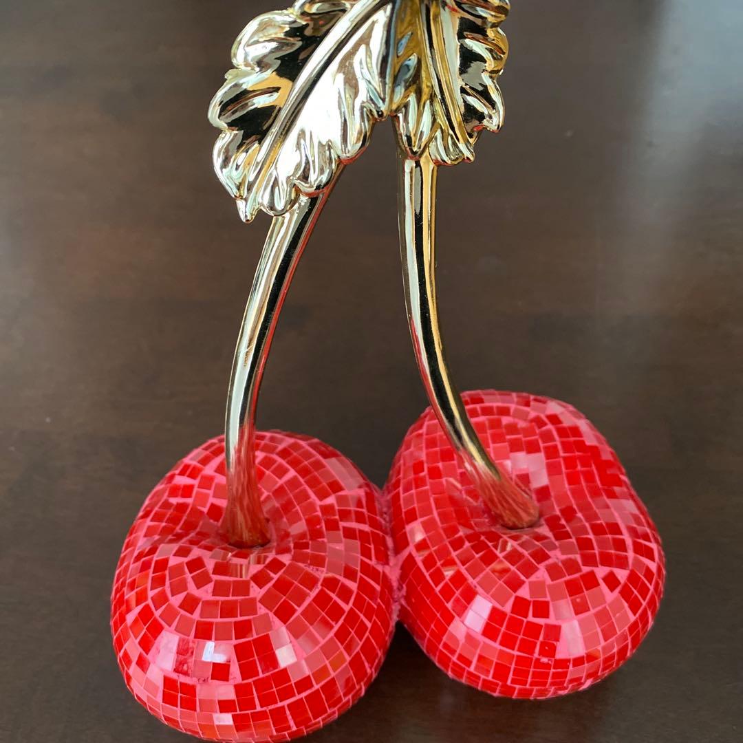 赤いモザイクタイルのチェリー置物 楽天市場】【モザイクタイル】 バラ売り 300g (約50個入り) 22角 四角