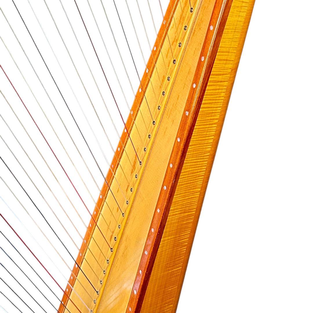 青山ハープ AOYAMA 140D 36弦 アイリッシュハープ レバー 虎杢 - メルカリ
